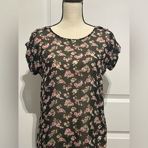Papermoon Floral Blouse - Size Small